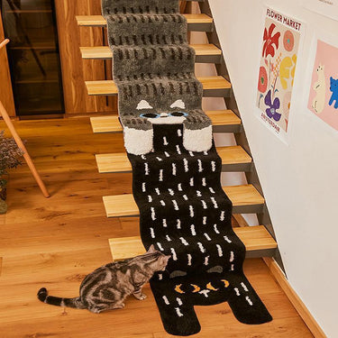 Stretchy Cat Shag Rug Rugs KittyNook Cat Company